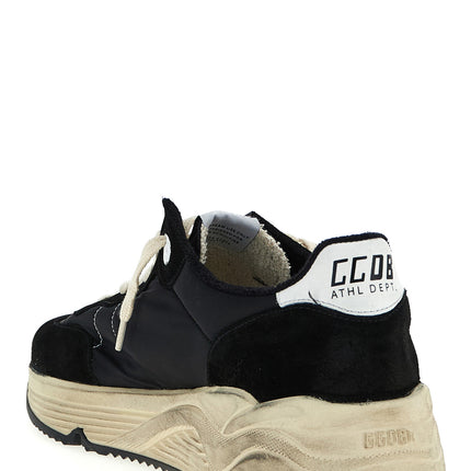 Golden Goose Bicolor Polyester Athletic Sneakers