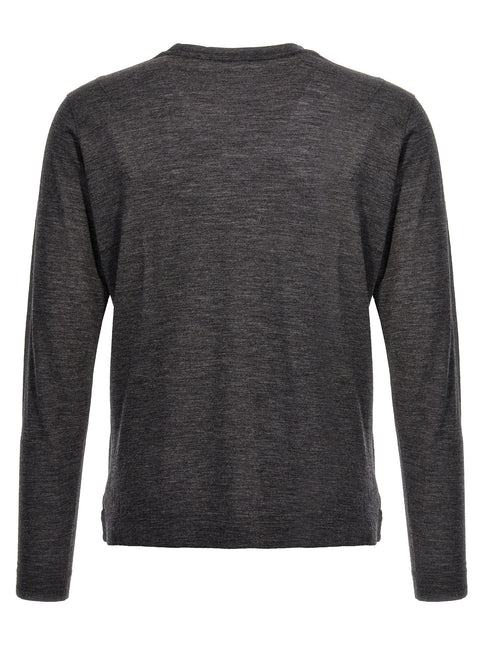 ZANONE Gray Virgin Wool Cardigan