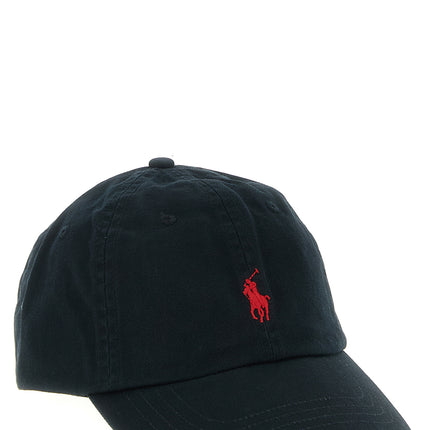 Polo Ralph Lauren Black Cotton Cap (Baseball Hat)