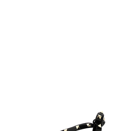 Valentino Garavani Black PVC Slides