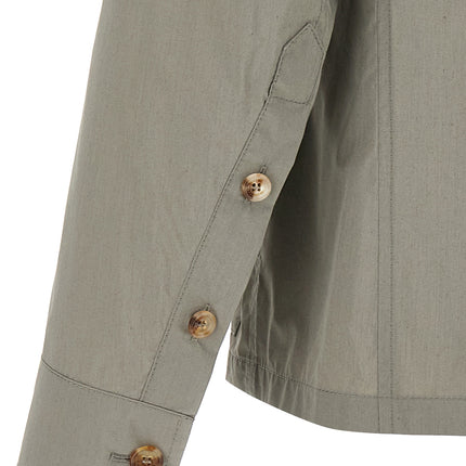 Brunello Cucinelli Bicolor Cotton Shell Jacket