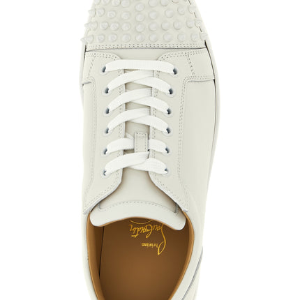 Christian Louboutin White Calfskin Low Top Sneakers