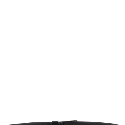 ZERBINI CLAUDIO Black Leather Regular Belt
