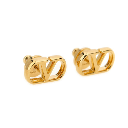 Valentino Garavani Gold Brass Earrings