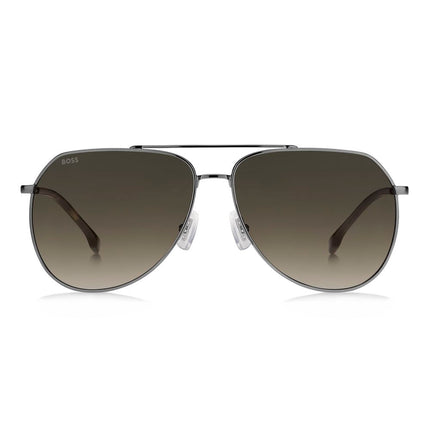 Hugo Boss Gray Metal Sunglasses
