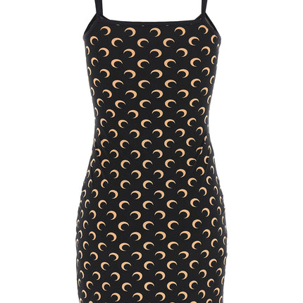 Marine Serre Black Polyamide Short Dress