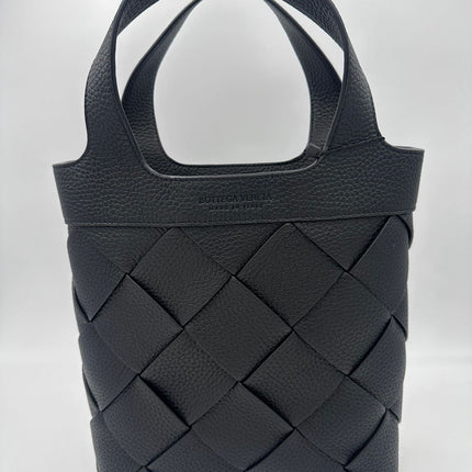 Bottega Veneta BOTTEGA VENETA Small DIAGO Black Handbag
