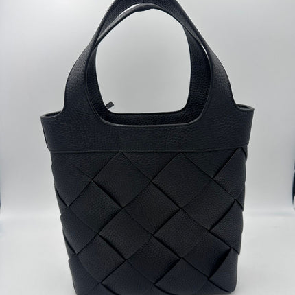 Bottega Veneta BOTTEGA VENETA Small DIAGO Black Handbag