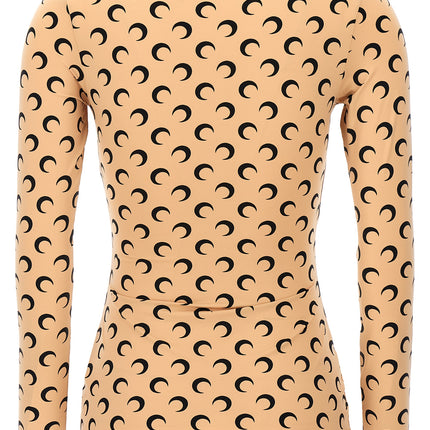 Marine Serre Beige Polyamide Pattern Shirt