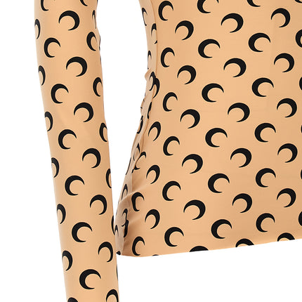 Marine Serre Beige Polyamide Pattern Shirt
