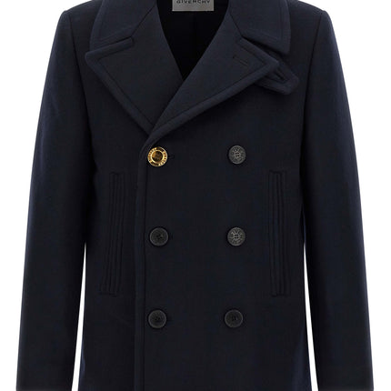 Givenchy Blue Wool Coat