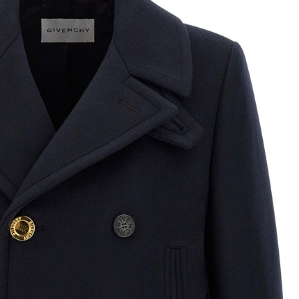 Givenchy Blue Wool Coat