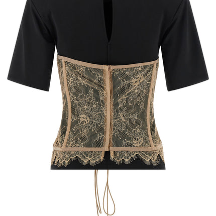 Giuseppe Di Morabito Black Viscose T-Shirt
