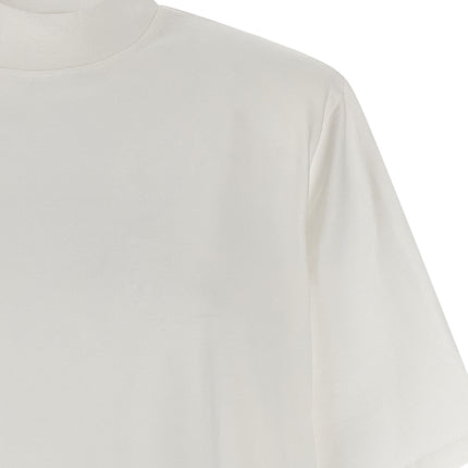 The Attico White Cotton Short Dress