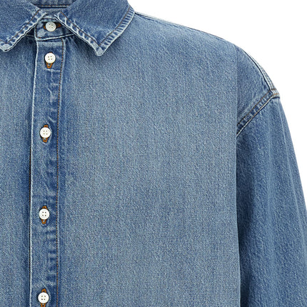 Jacquemus Blue Cotton Blouse