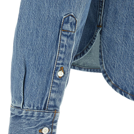 Jacquemus Blue Cotton Blouse