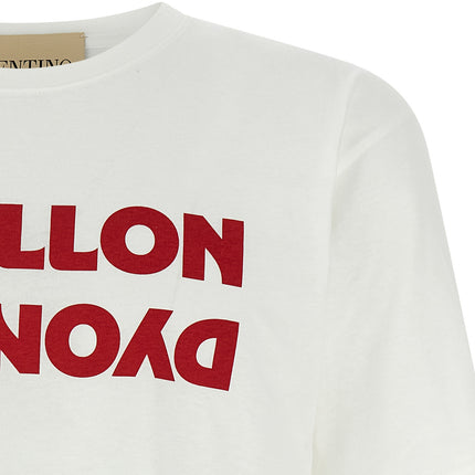 Valentino Garavani White Cotton T-Shirt