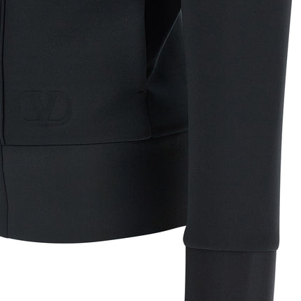 Valentino Garavani Black Polyester Sweatshirt