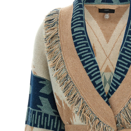 Alanui Multicolor Cashmere Cardigan