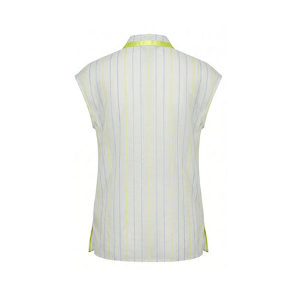 Malo White Cotton Women Shirt