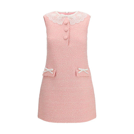 Self-Portrait Multicolor Polyester Casual Dress