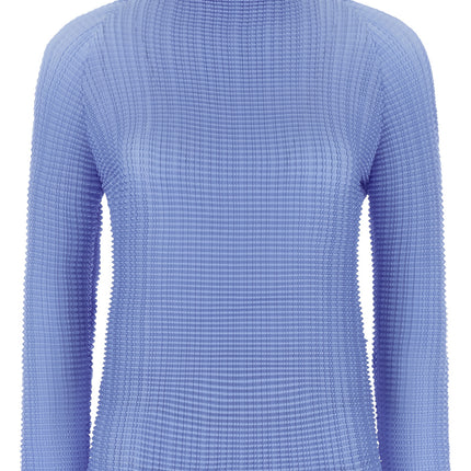 Issey Miyake Blue Polyester Blouse