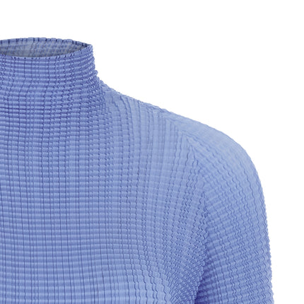 Issey Miyake Blue Polyester Blouse