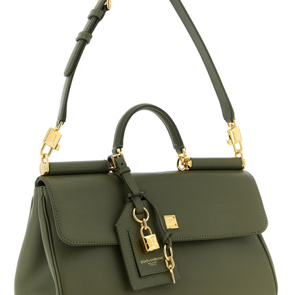 Dolce & Gabbana Bicolor Calfskin Handbag