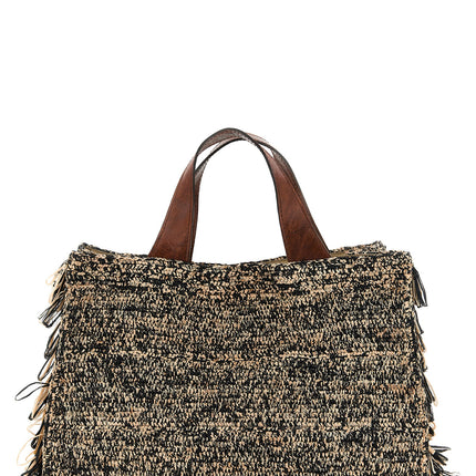 Ibeliv Bicolor Raffia Handbag Ibeliv