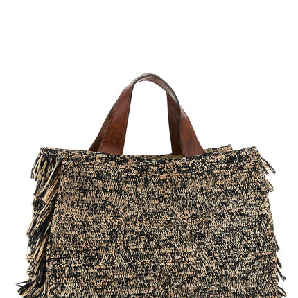 Ibeliv Bicolor Raffia Handbag Ibeliv