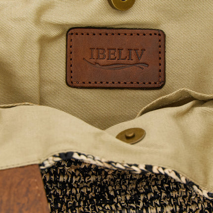 Ibeliv Bicolor Raffia Handbag Ibeliv