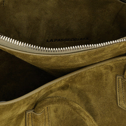 The Attico Bicolor Calfskin Shoulder Bag
