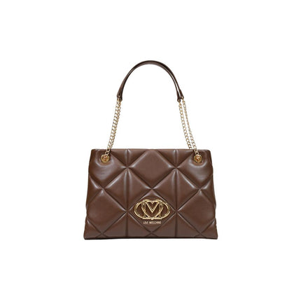 Love Moschino Brown Polyethylene Handbag