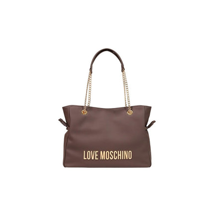 Love Moschino Brown Polyester Handbag