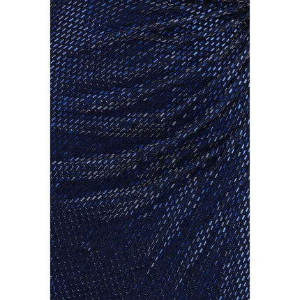 Self-Portrait Blue Polyester Cocktail Dress