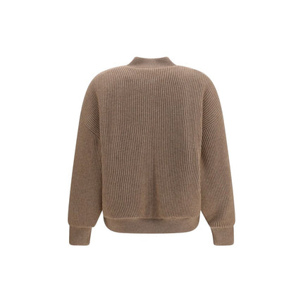 Brunello Cucinelli Beige Cashmere Bomber