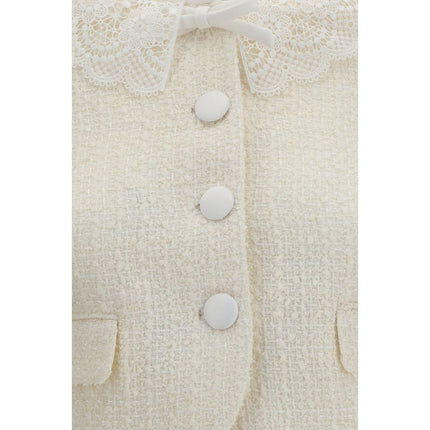 Self-Portrait Beige Polyester Full-Length Jacket