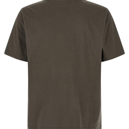 Maison Kitsuné Gray Organic Cotton T-Shirt Maison Kitsuné