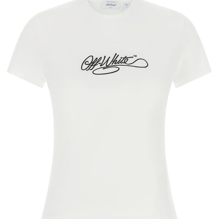 Off-White White Cotton T-Shirt