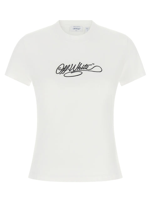 Off-White White Cotton T-Shirt