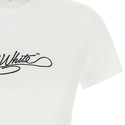 Off-White White Cotton T-Shirt