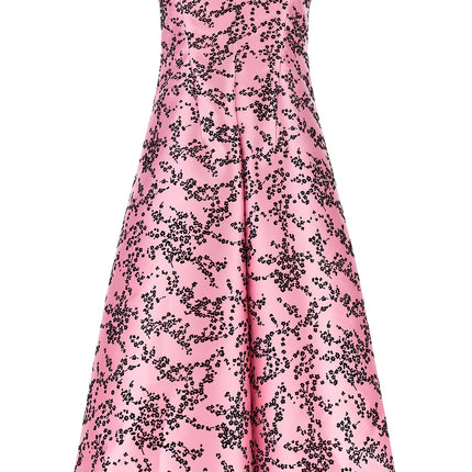 Alberta Ferretti Multicolor Polyester Midi Dress