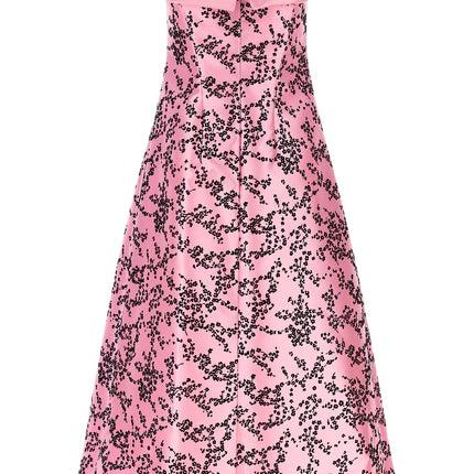 Alberta Ferretti Multicolor Polyester Midi Dress