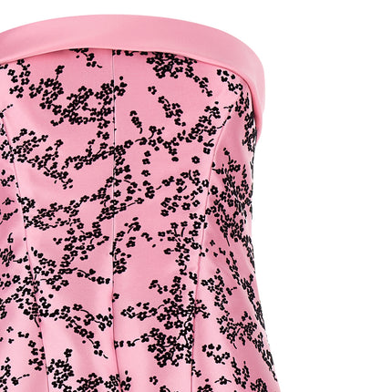 Alberta Ferretti Multicolor Polyester Midi Dress
