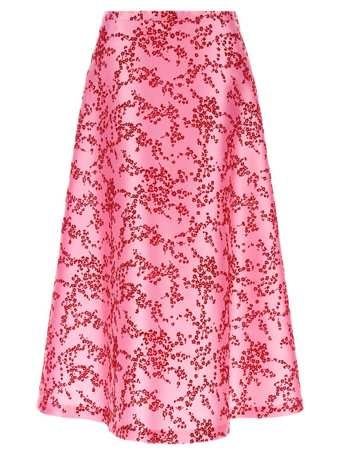 Alberta Ferretti Multicolor Polyester Mini Skirt