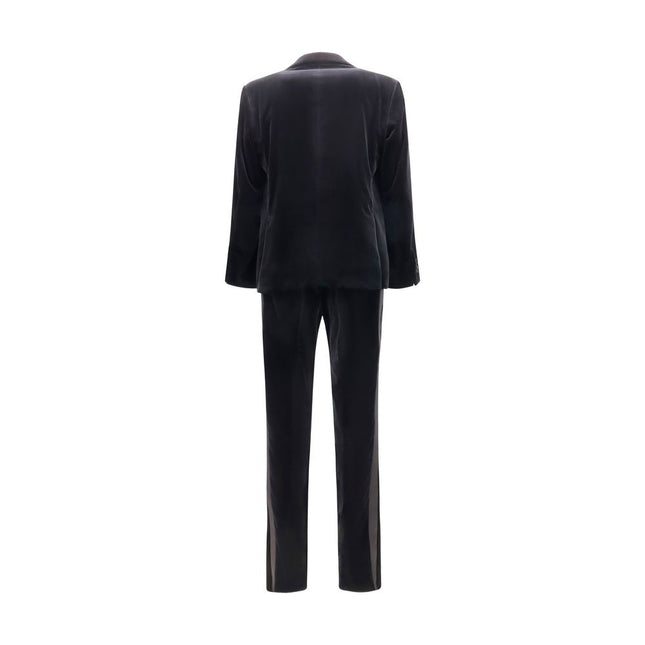 Ferragamo Black Cotton Tuxedo
