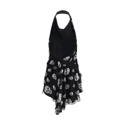 Alexander McQueen Black Silk Sleeveles T-Shirt