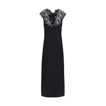 Ferragamo Black Silk Cocktail Dress
