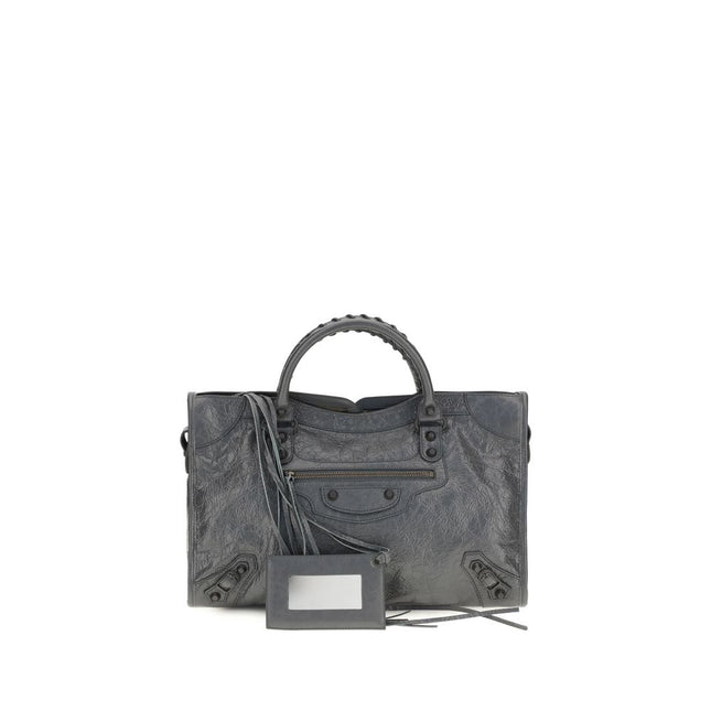 Balenciaga Gray Lamb Ovis Aries Aries Handbag