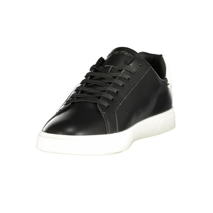 Calvin Klein Black Polyurethane Womens Sneaker